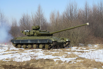 Fototapeta premium Battle tank