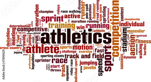 athletics-word-cloud-concept-vector-illustration-stock-image-and