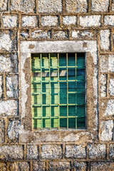 Obraz premium stone wall with window