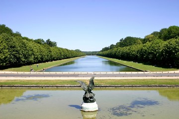Grand canal du parc de Fontainebleau
