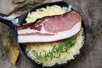 Sauerkraut Speck