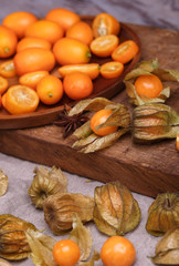 physalis and kumquat