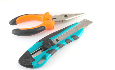 Pliers and knife