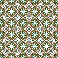 Seamless abstract ethnic ornament