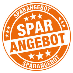 Sparangebot Stempel
