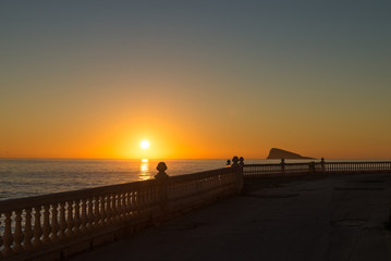 Fototapeta na wymiar Mediterranean sunrise