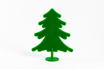 Green Plastic Pine Tree.