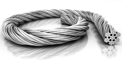 Fune in acciaio, tirante, trefolo © LaCozza