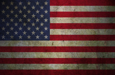 Grunge USA Flag