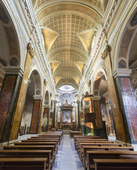 Rieti (Italy), cathedral interior