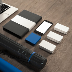 Obraz premium Mockup business template. High resolution.