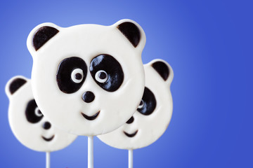 lollipop in the form of an panda