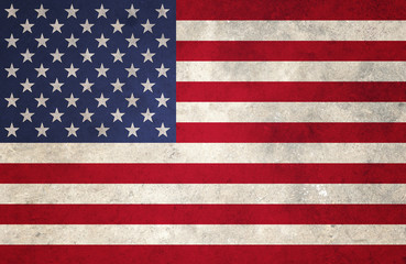 Fototapeta premium Grunge USA Flag