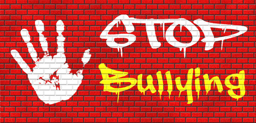stop bullying graffiti