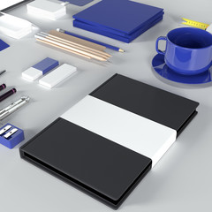 Mockup business template. High resolution.