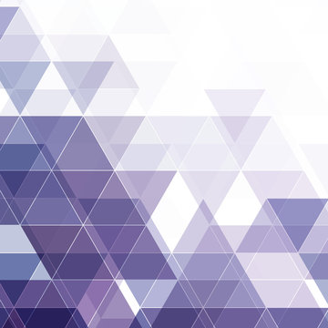 Abstract triangular background. Vector illustration