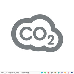 Obraz premium Sticker Icon - Vector file includes all colors