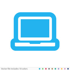 Sticker Icon - Vector file includes all colors