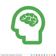 Sticker Icon - Vector file includes all colors