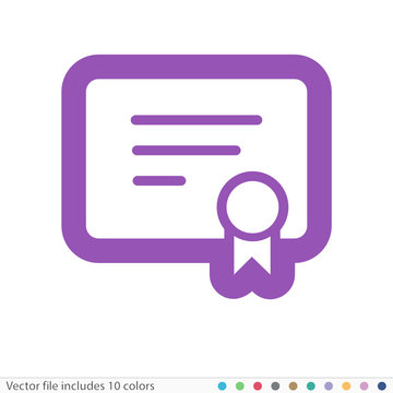Sticker Icon - Vector file includes all colors