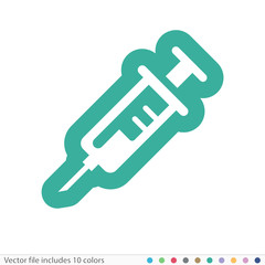 Sticker Icon - Vector file includes all colors