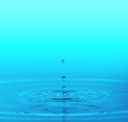 Water drop, close-up
