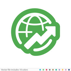 Sticker Icon - Vector file includes all colors