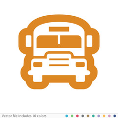 Sticker Icon - Vector file includes all colors