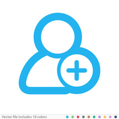 Sticker Icon - Vector file includes all colors