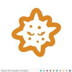 Sticker Icon - Vector file includes all colors