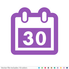 Sticker Icon - Vector file includes all colors
