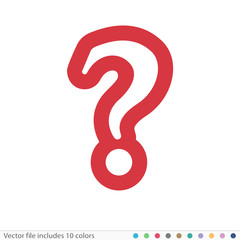 Sticker Icon - Vector file includes all colors