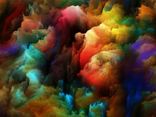 Zelfklevend Fotobehang Inner Life of Colors © agsandrew