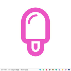 Sticker Icon - Vector file includes all colors