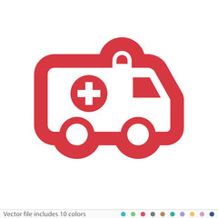 Sticker Icon - Vector file includes all colors