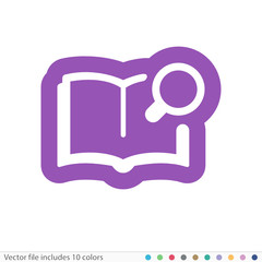 Sticker Icon - Vector file includes all colors