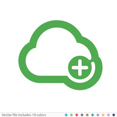 Sticker Icon - Vector file includes all colors