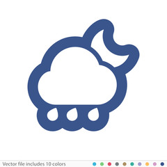 Sticker Icon - Vector file includes all colors