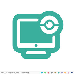 Sticker Icon - Vector file includes all colors