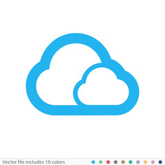 Sticker Icon - Vector file includes all colors