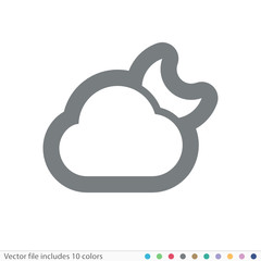 Sticker Icon - Vector file includes all colors