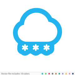 Sticker Icon - Vector file includes all colors