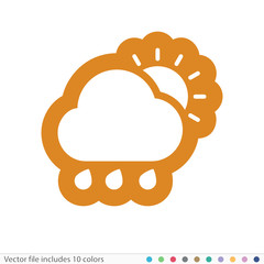 Sticker Icon - Vector file includes all colors