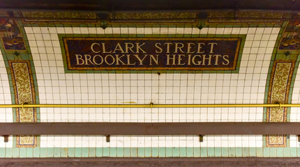 Clark Street Station - New York Subway