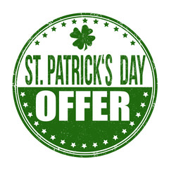 St. Patrick's Day offer stamp