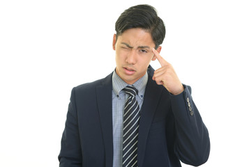 苦悩するビジネスマン