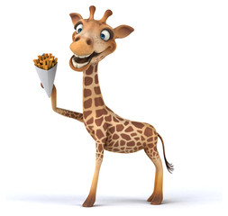 Obraz premium Fun giraffe