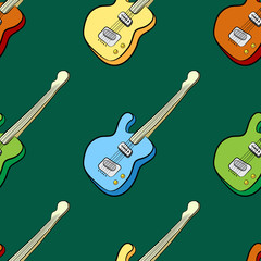 Music seamless pattern