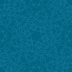 mandala seamless pattern