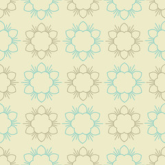 mandala seamless pattern